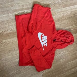 Nike cropped hoodie Size XXL